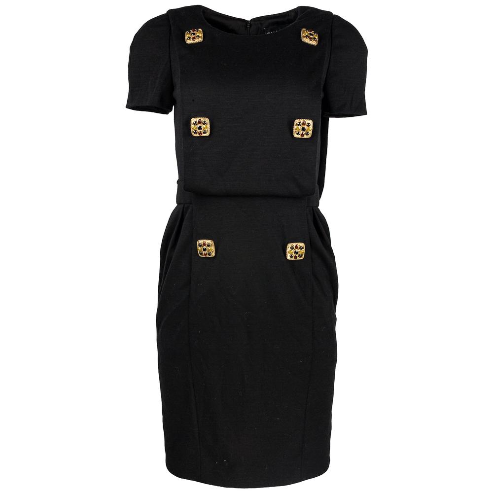 Chanel Size 38 Black Short Dress
