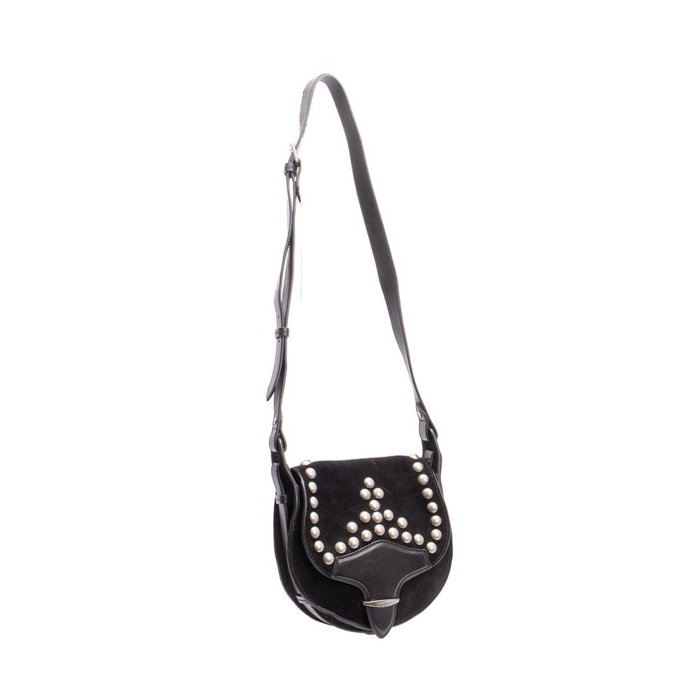 Isabel Marant Black Suede Crossbody Bag