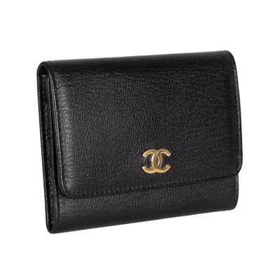 Chanel Interlocking CC Trifold Wallet