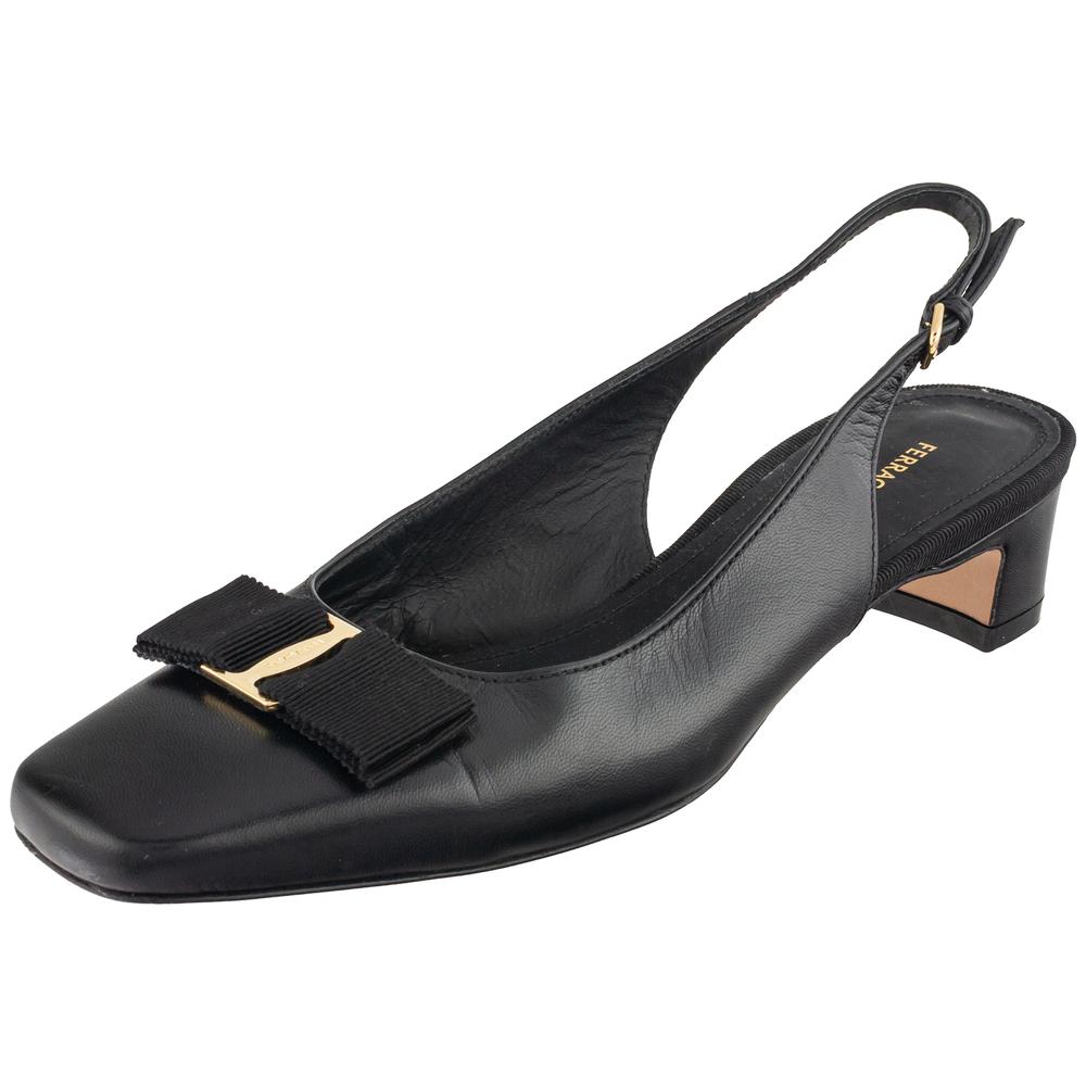 Salvatore Ferragamo Size 6 Black Shoes