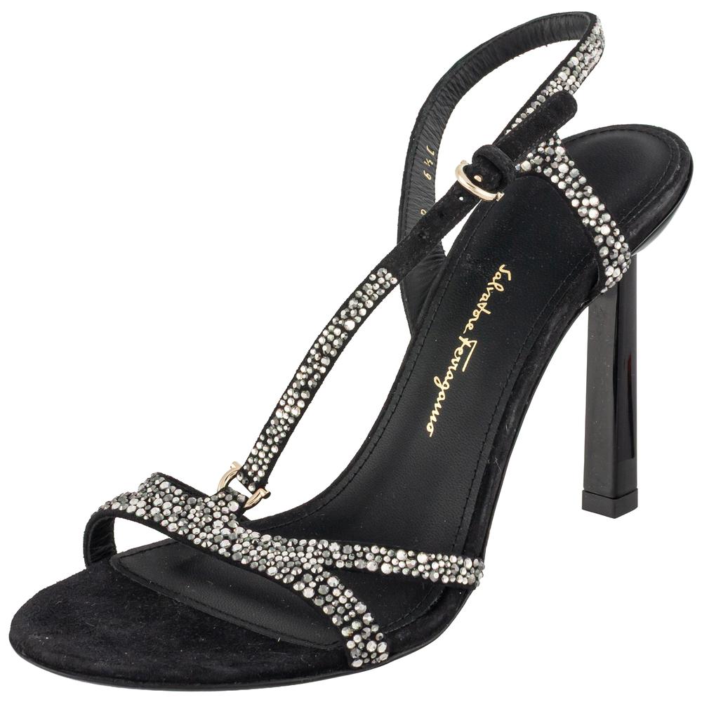 Salvatore Ferragamo Size 6.5 Black Heels