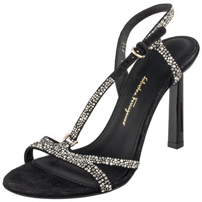 Salvatore Ferragamo Size 6.5 Black Heels