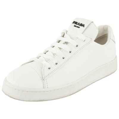 Prada Size 37 White Sneakers