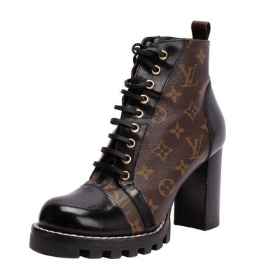  Louis Vuitton Size 40 Brown Boots