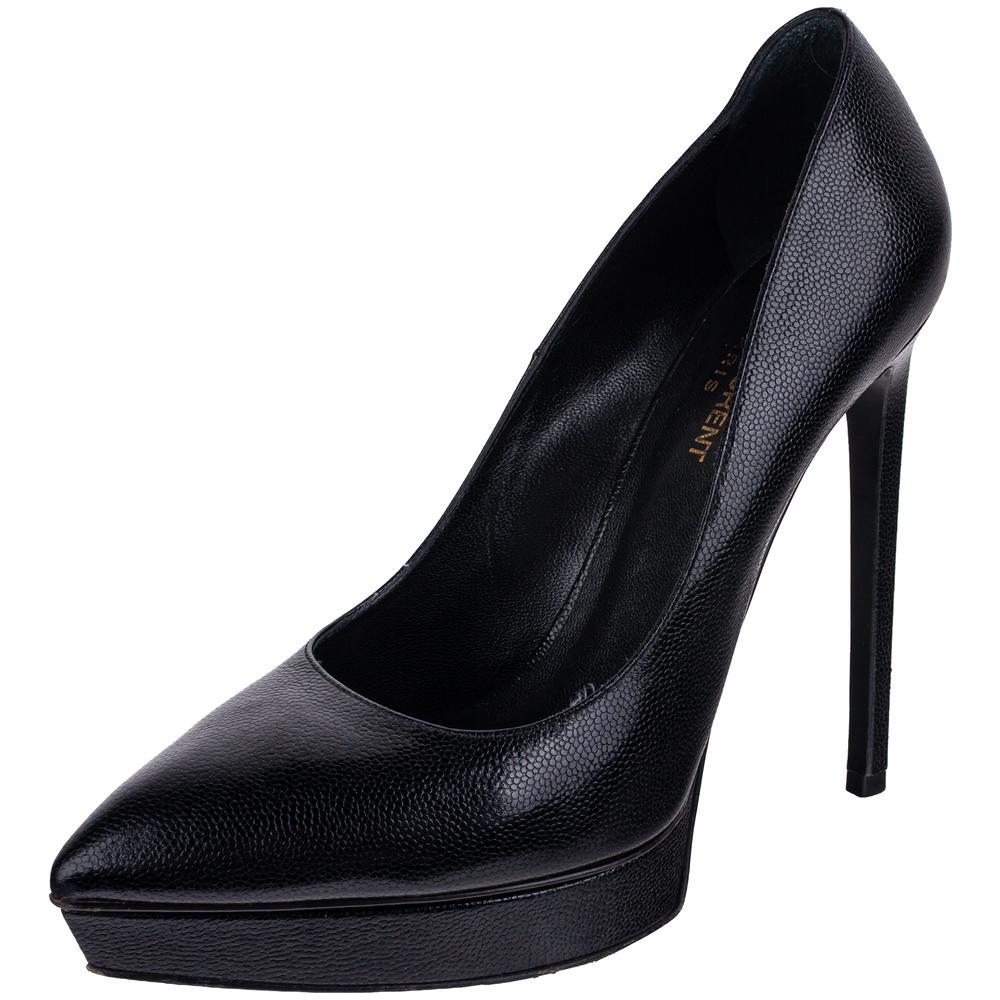 Saint Laurent Size 40 Black Heels