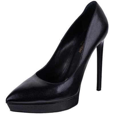 Saint Laurent Size 40 Black Heels