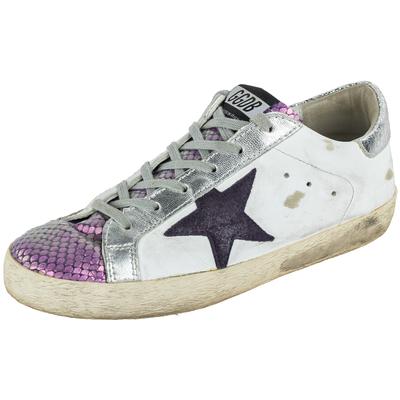 Golden Goose Size 38 White Superstar Sneakers