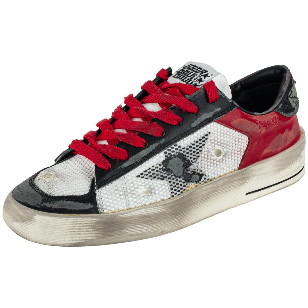 Golden Goose Size 38 White Stardan Sneakers