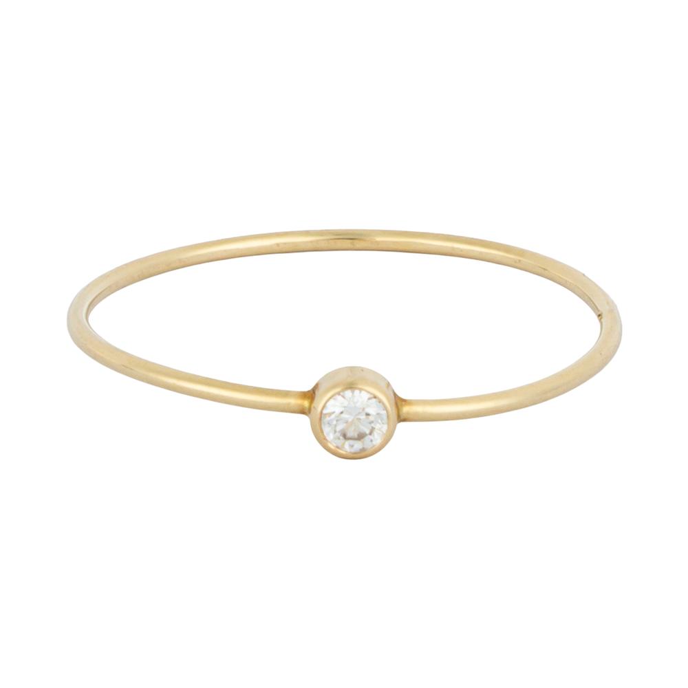 No Label 14k Gold Diamond Ring