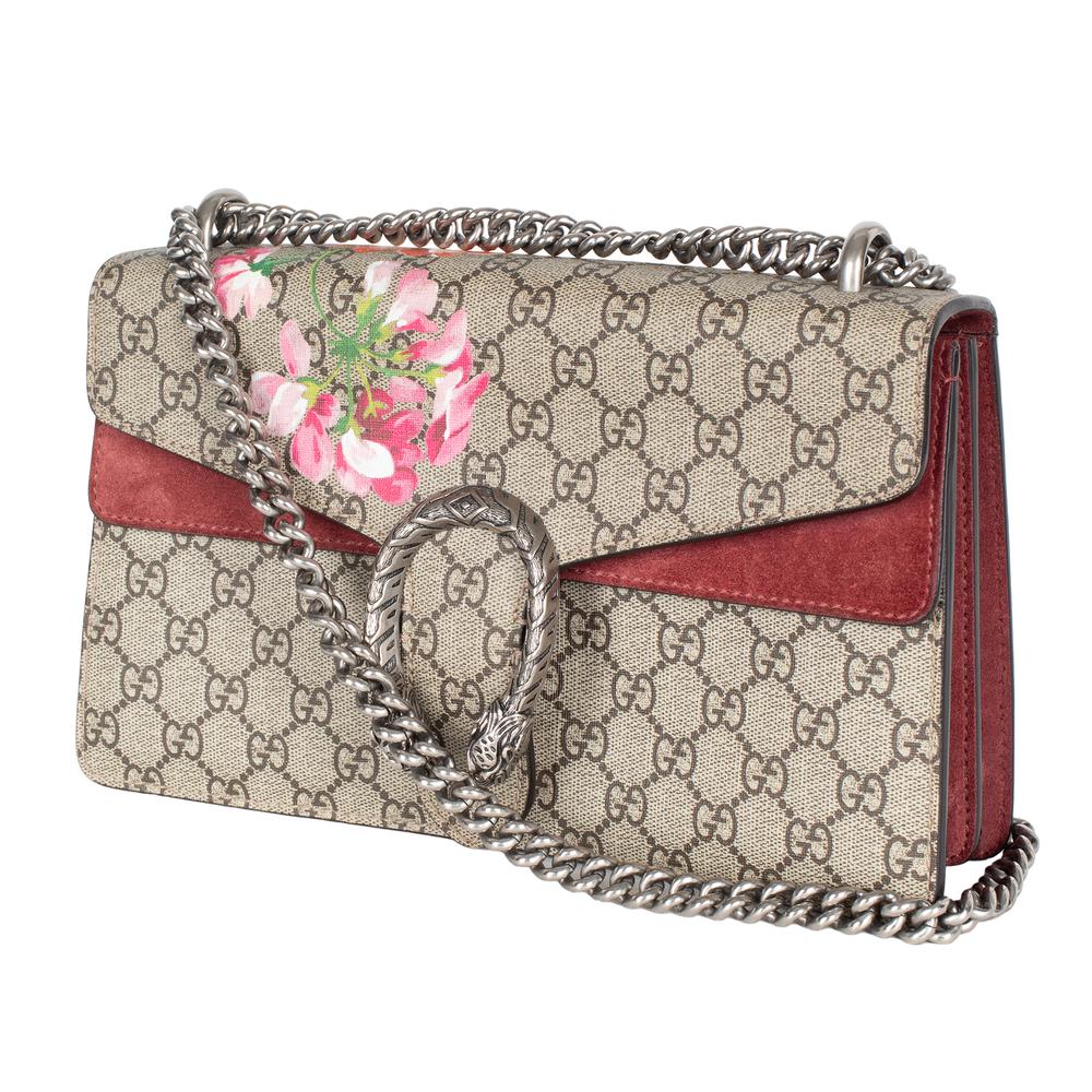 Gucci Gg Supreme Blooms Dionysus Shoulder Bag