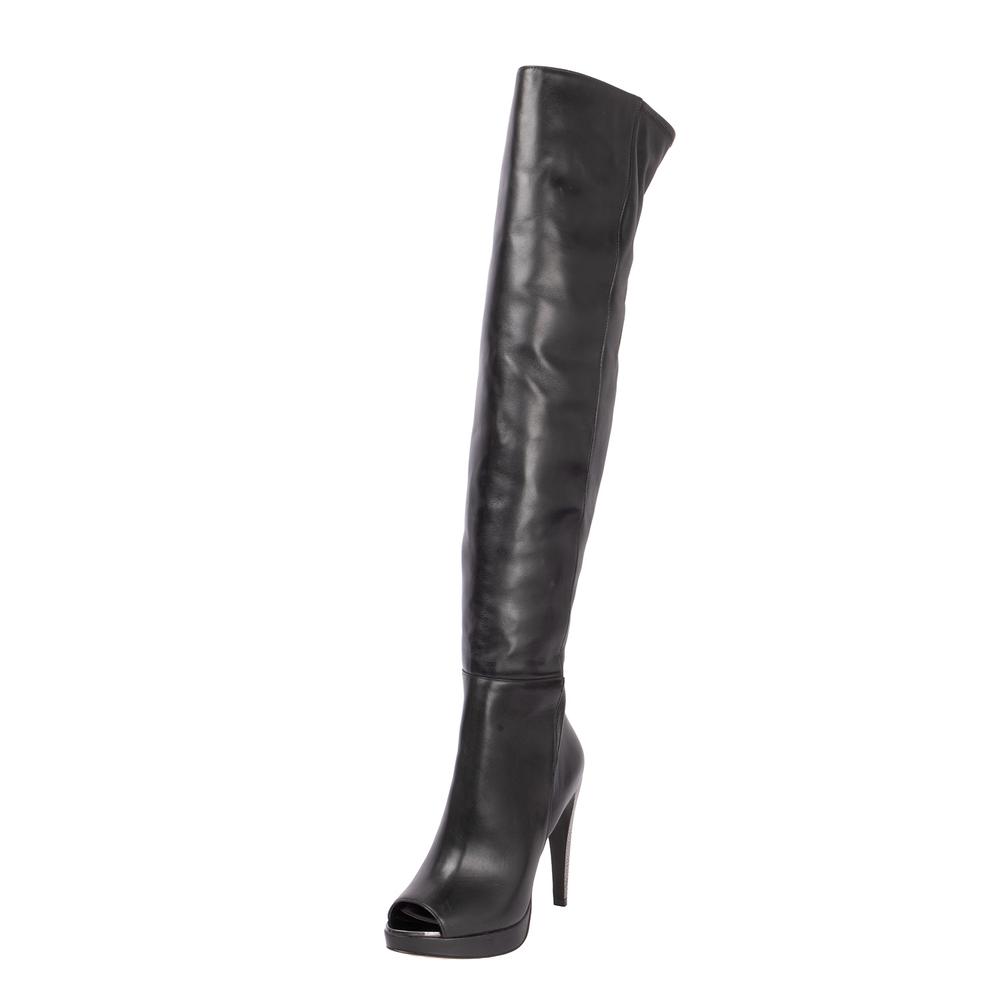 Herve Leger Size 8 Black Boots