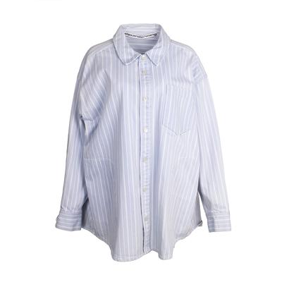 Alexander Wang Blue Medium Oversize Denim Top