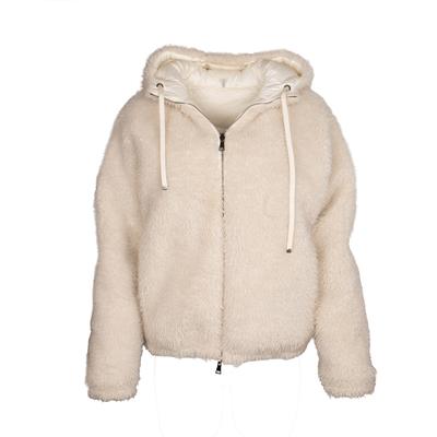 Moncler Size 4 Cream Kolima Jacket