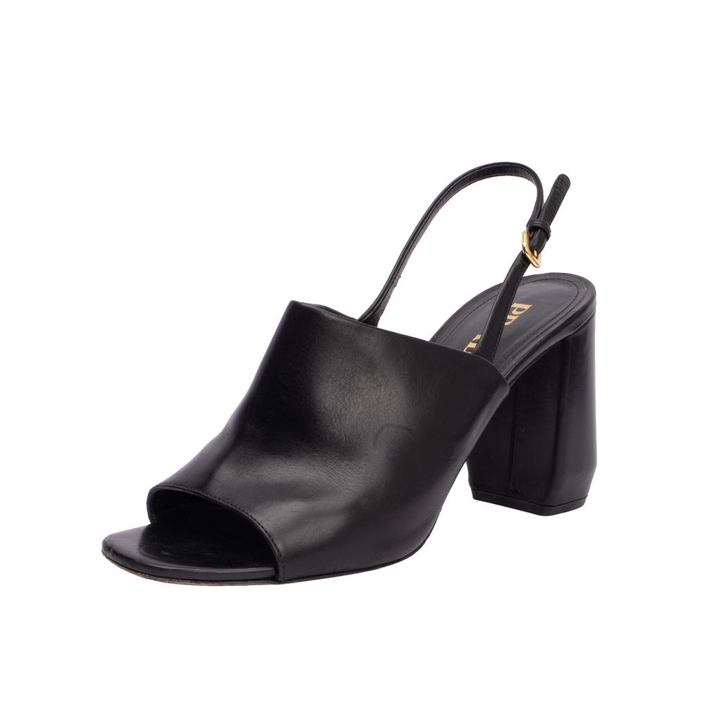 Prada Size 39 Black Heels
