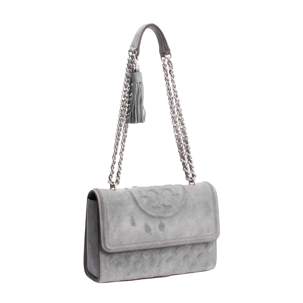 Tory Burch Grey Suede Tote
