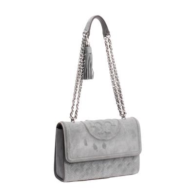 Tory Burch grey Suede Tote