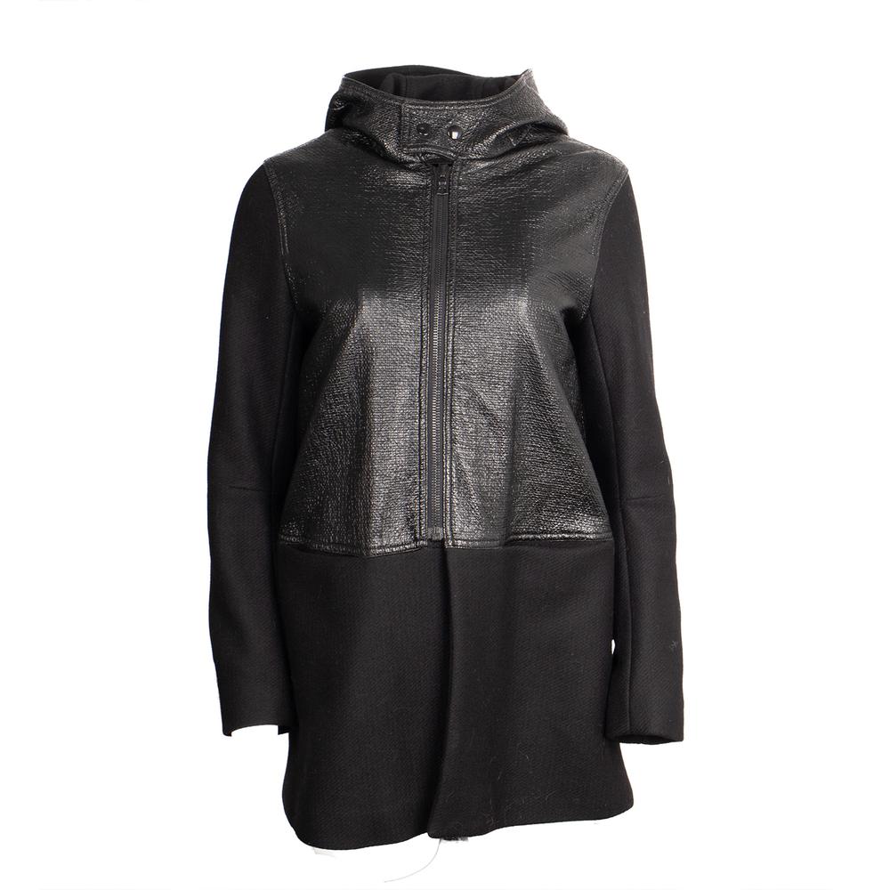 Sandro Size 40 Black Coat