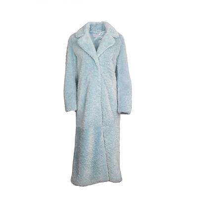 Nour Hammour Shearling Blue Size 36 Coat