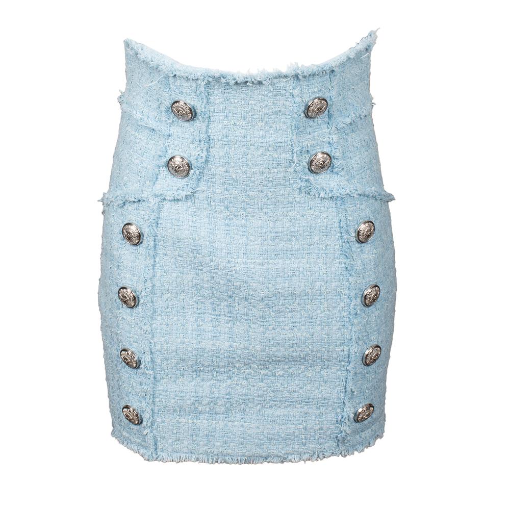 Balmain Tweed Size 38 Mini Skirt