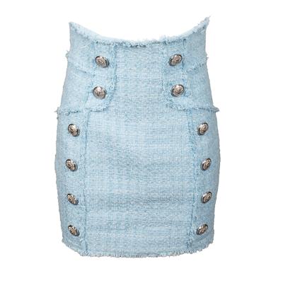 Balmain Tweed Size 38 Mini Skirt
