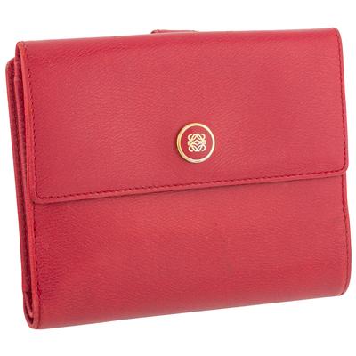 Loewe Red Vintage Wallet