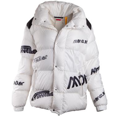 Monocler Medium white puffer jacket 