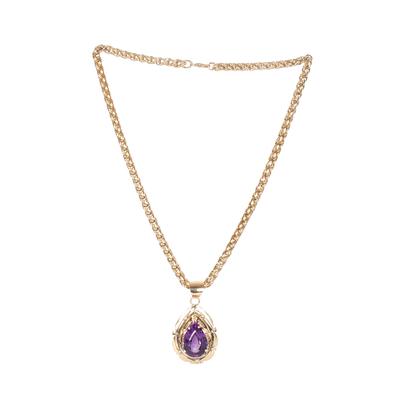 Robert R. 14KYG Amethyst Necklace