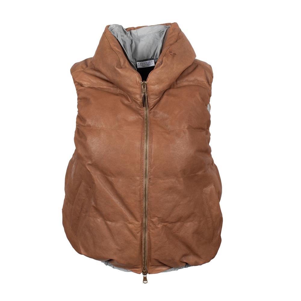 Brunello Cucinelli Size 40 Puffer Vest
