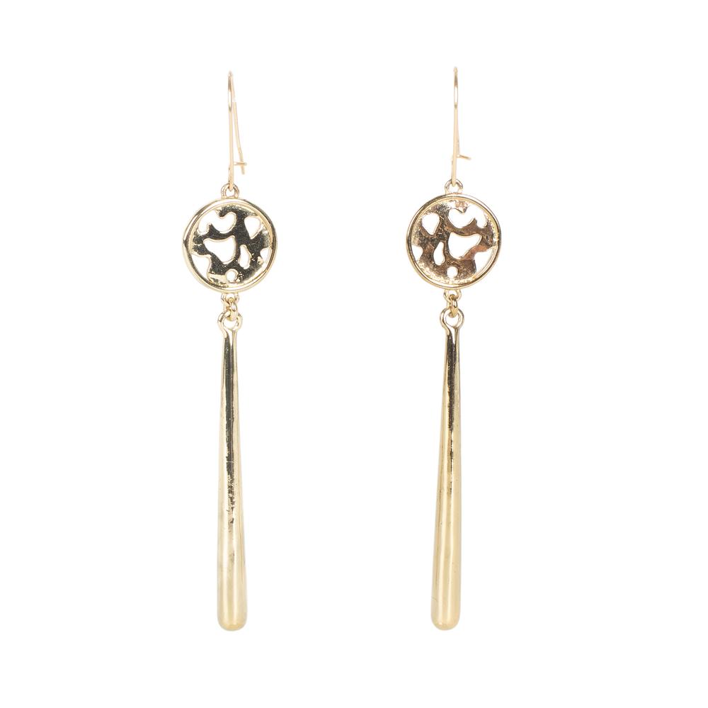 14kyg Bar Drop Earrings