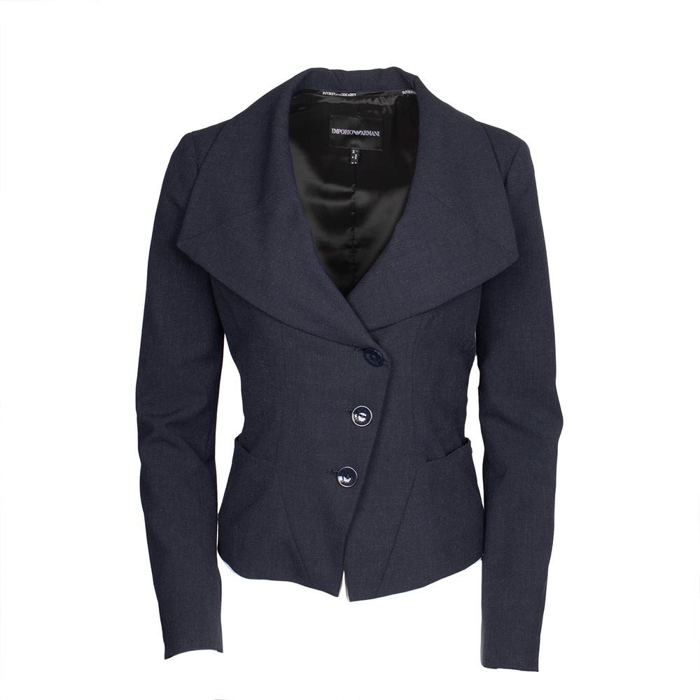 Emporio Armani Size 4 Navy Blazer