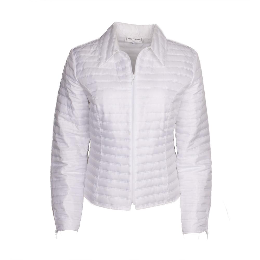 Anne Fontaine Size 42 White Jacket