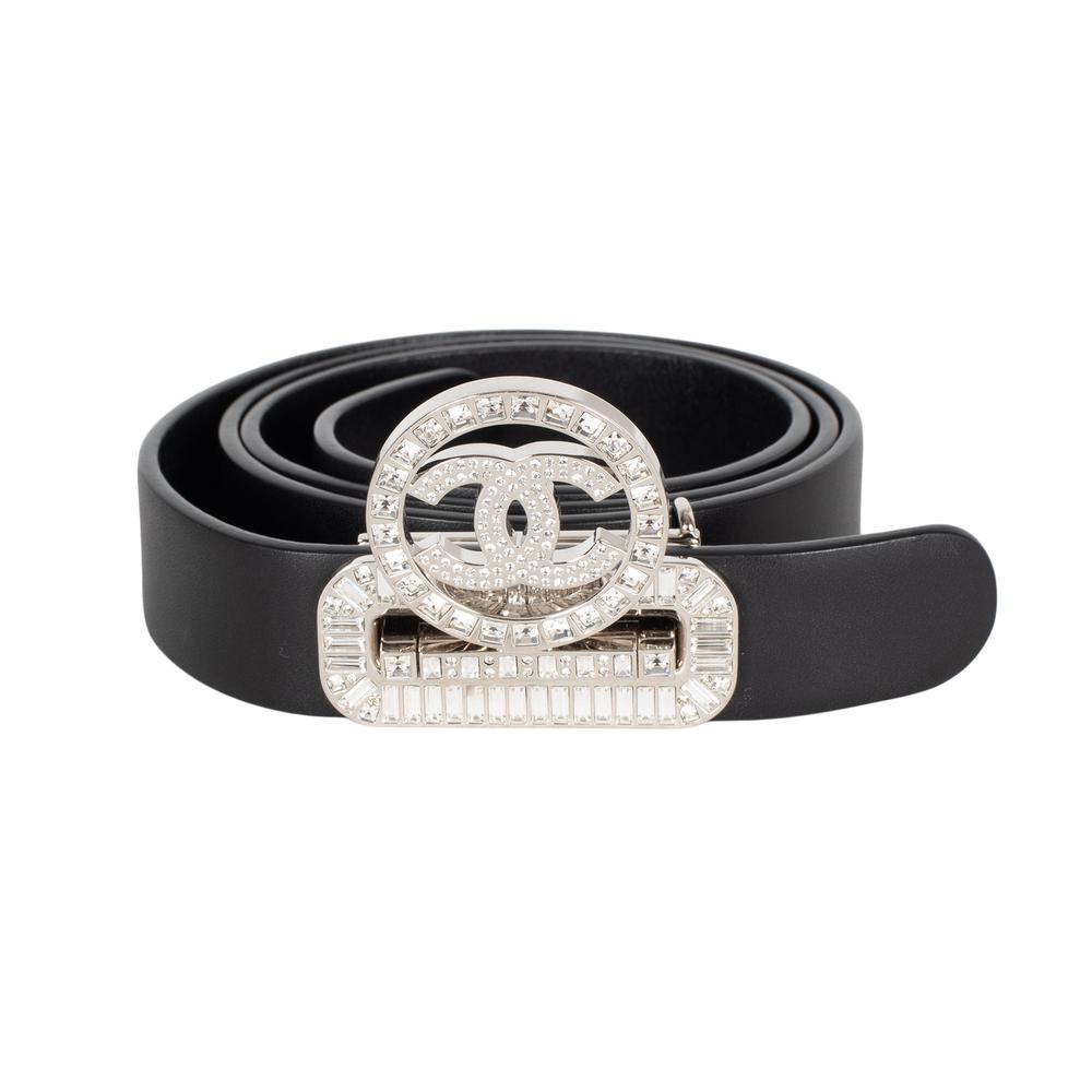 Chanel Cc Crystal Size 32 Belt