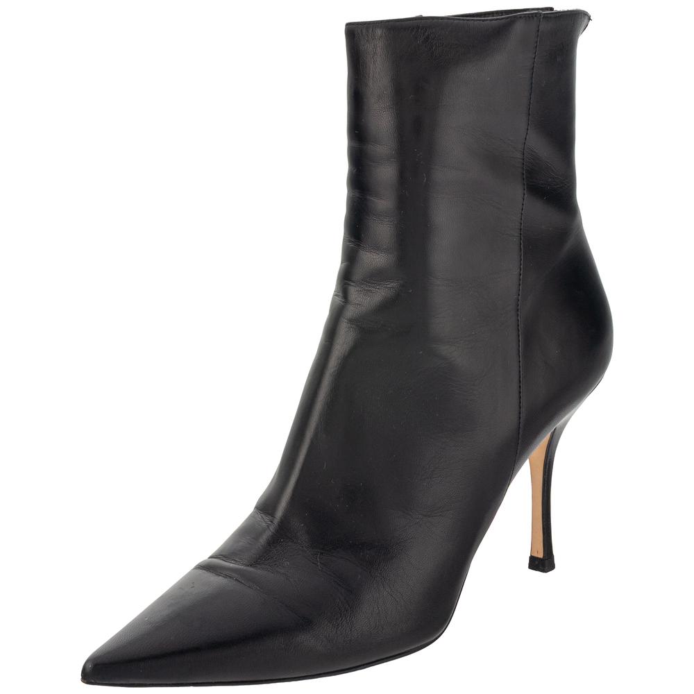 Jimmy Choo Size 40 Black Leather Boots