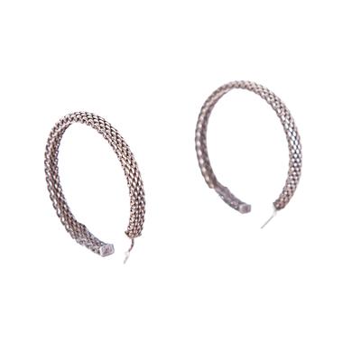 Tiffany & Co. Somerset Mesh Hoop Earrings