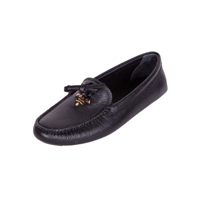 Prada Bow Slip-On Size 39 Driving Loafers
