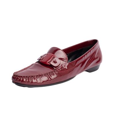 Salvatore Ferragamo Size 10 Burgundy Shoes