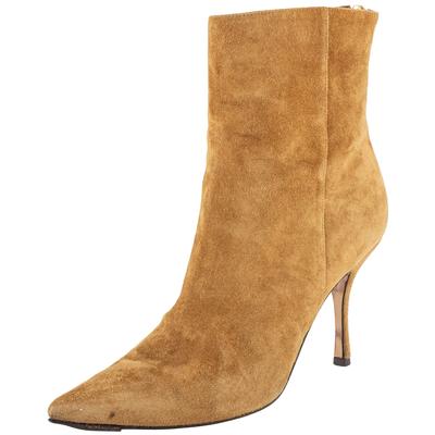 Jimmy Choo Size 39 Beige Suede Boots