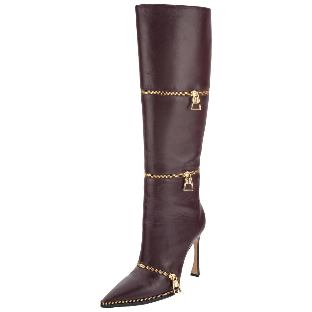 Alexandra Birman Size 39 Burgundy Knee High Boots