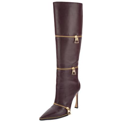 Alexandra Birman Size 39 Burgundy Knee High Boots