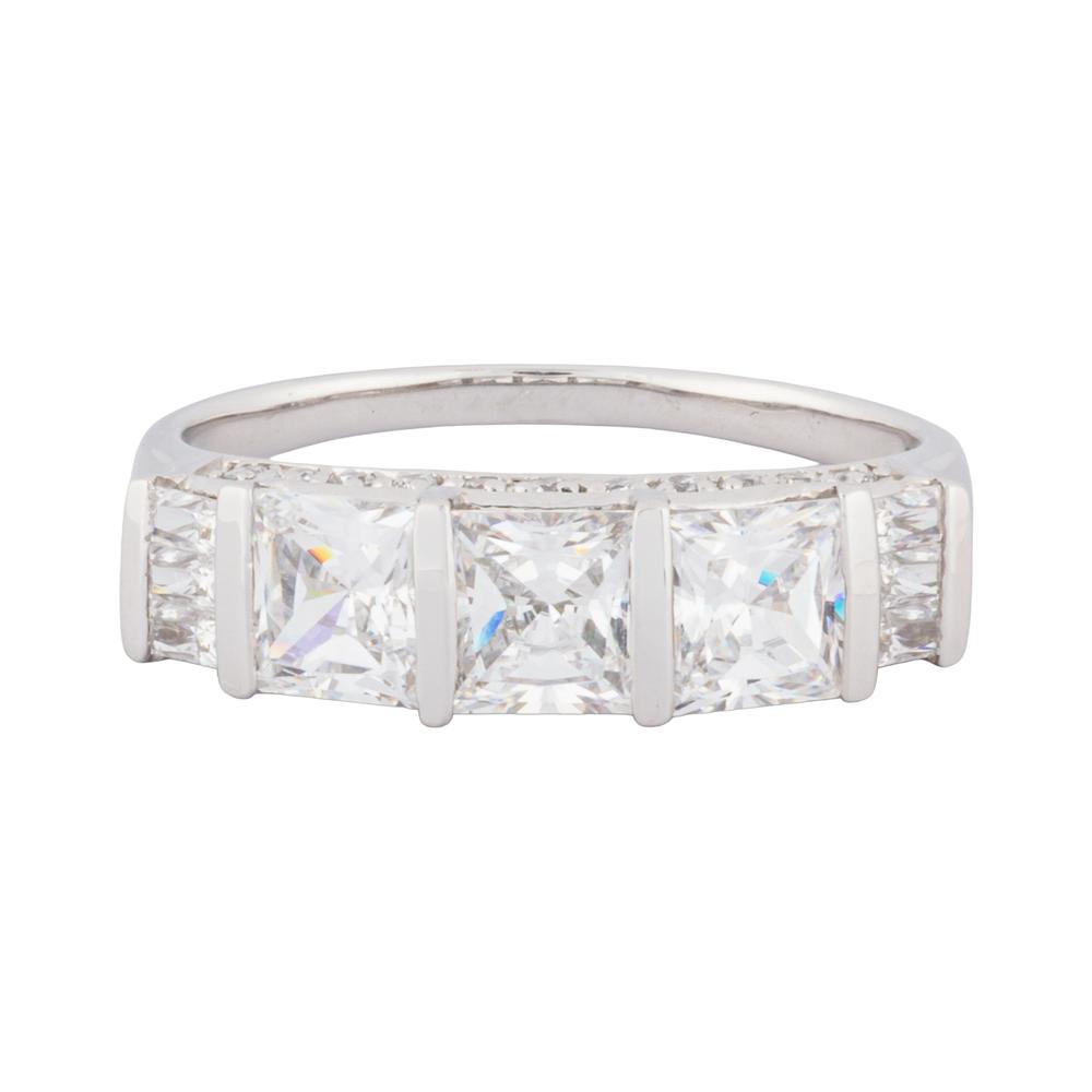 14k Gold Band Size 10 Cubic Zirconia Ring