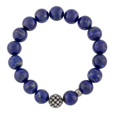 Lagos Blue Lapis Bead Bracelet