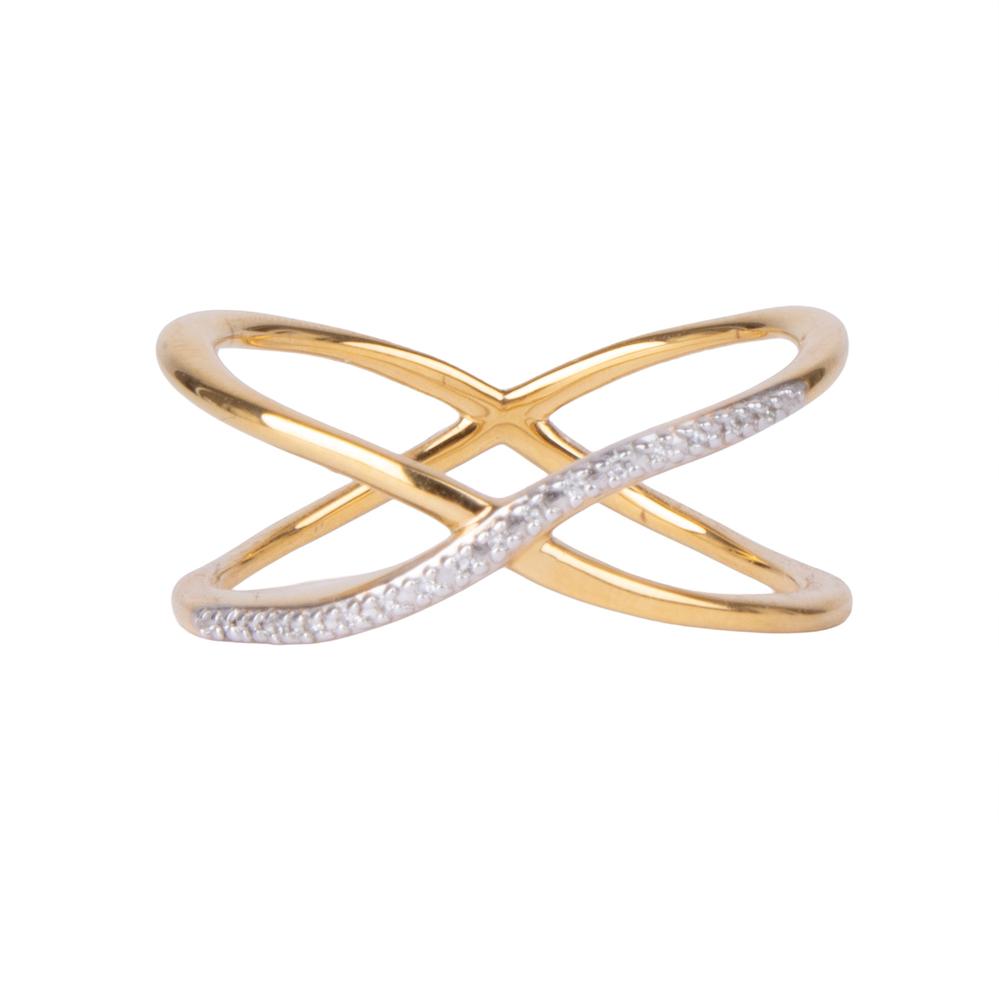 Monica Vinader Size 8 Gold Ring