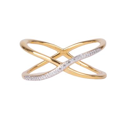Monica Vinader Size 8 Gold Ring