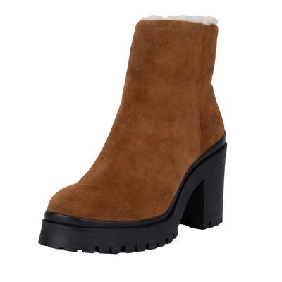 Rebecca Minkoff Size 7 Brown Suede Sherpa Boots
