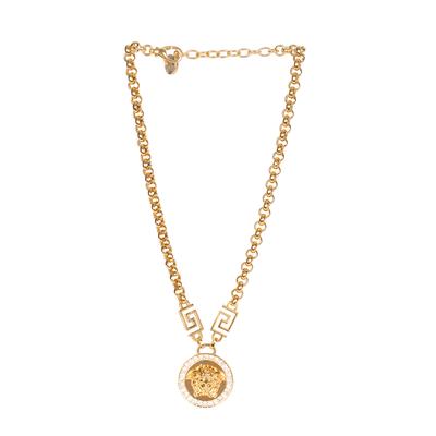 Versace La Medusa Crystal Necklace