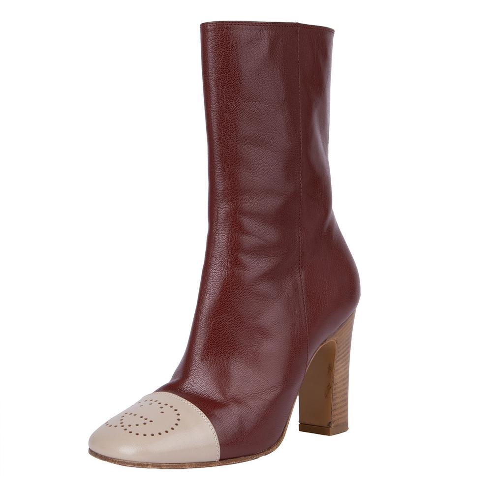 Gucci Size 36 Burgundy Leather Boots