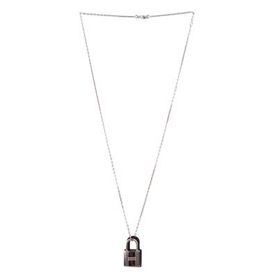 Hermes Lock Pendant Necklace