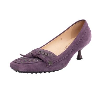  Tods Size 9 Purple Heels