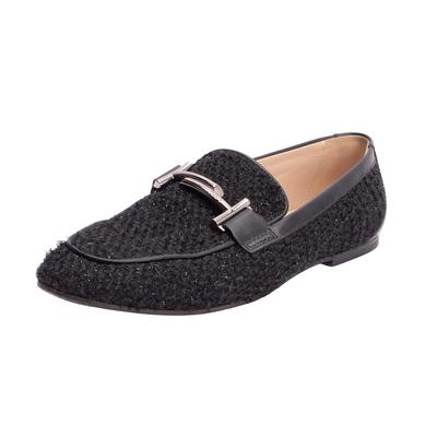 Tod's Size 37 Tweed Shoes