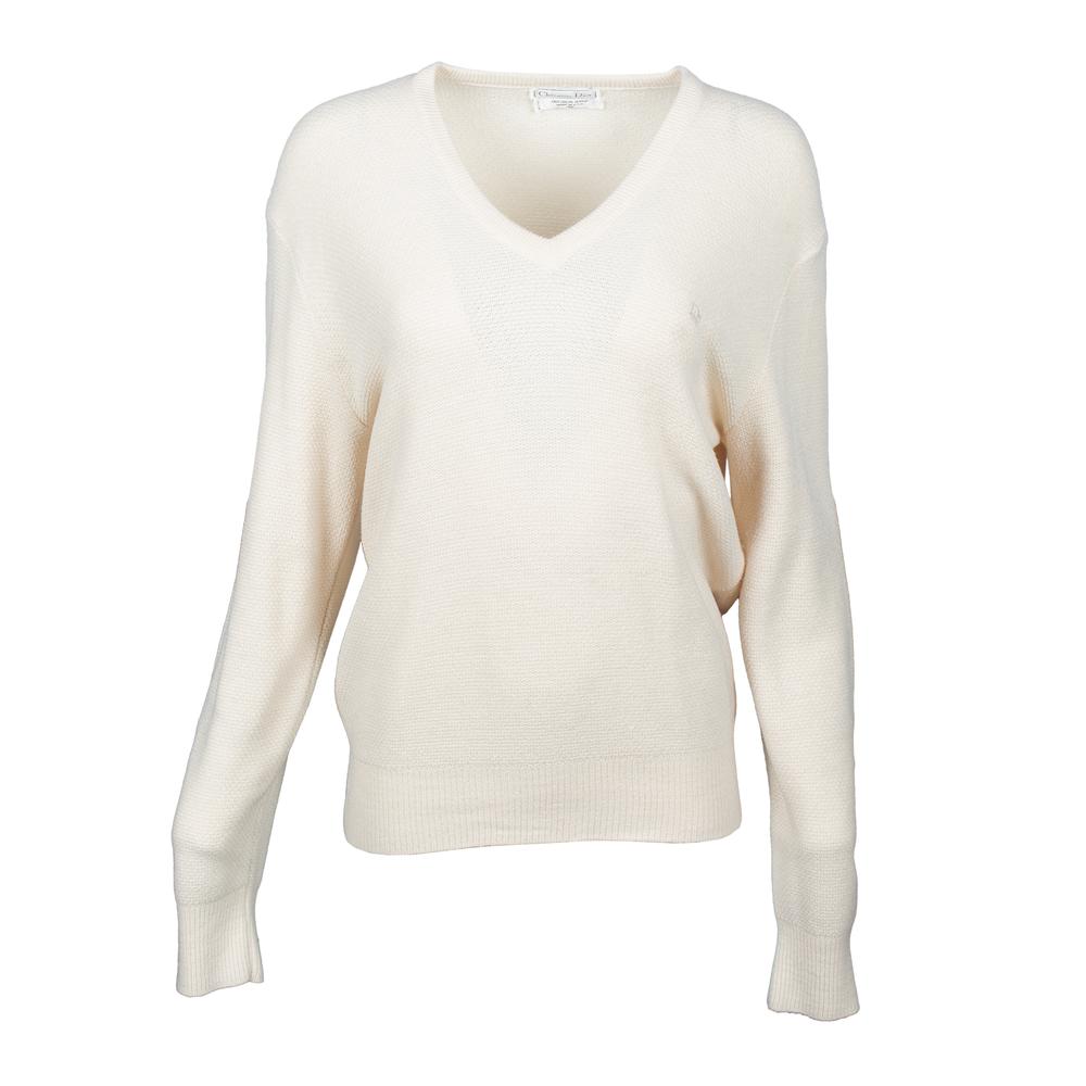 Christian Dior Size Medium V- Neck Sweater